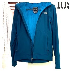 North Face turquoise jacket